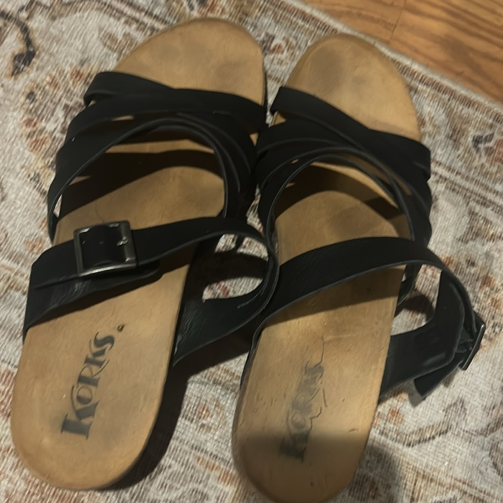 Black sandals